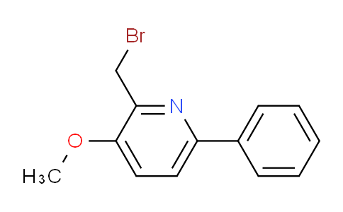 2-Bromomethyl-3-methoxy-6-phenylpyridine