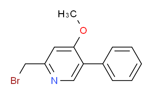 2-Bromomethyl-4-methoxy-5-phenylpyridine
