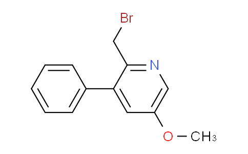 2-Bromomethyl-5-methoxy-3-phenylpyridine