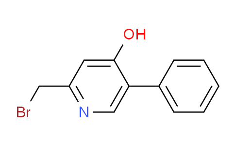 2-Bromomethyl-4-hydroxy-5-phenylpyridine