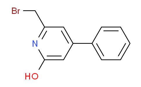 2-Bromomethyl-6-hydroxy-4-phenylpyridine