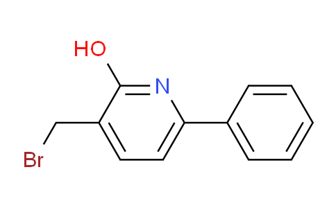 3-Bromomethyl-2-hydroxy-6-phenylpyridine