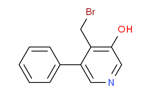 4-Bromomethyl-3-hydroxy-5-phenylpyridine