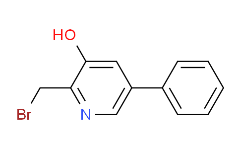 2-Bromomethyl-3-hydroxy-5-phenylpyridine