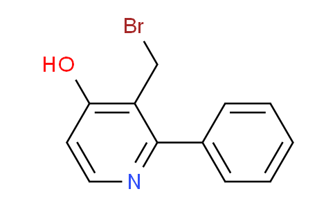 3-Bromomethyl-4-hydroxy-2-phenylpyridine