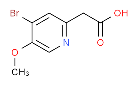 4-Bromo-5-methoxypyridine-2-acetic acid