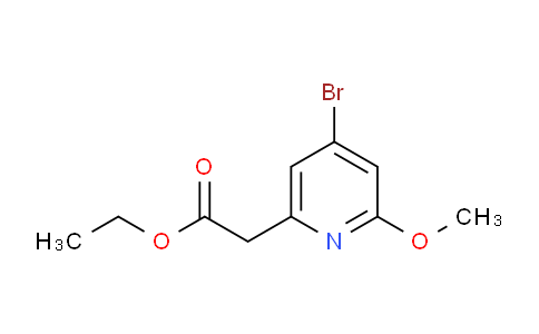 Ethyl 4-bromo-2-methoxypyridine-6-acetate