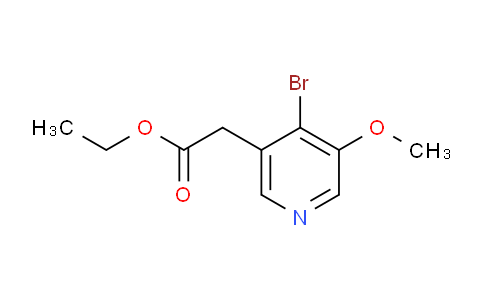 Ethyl 4-bromo-3-methoxypyridine-5-acetate