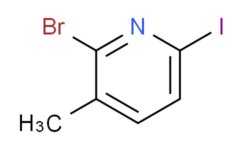 2-Bromo-6-iodo-3-methylpyridine