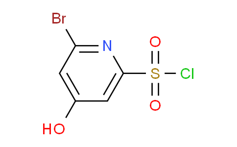 2-Bromo-4-hydroxypyridine-6-sulfonyl chloride