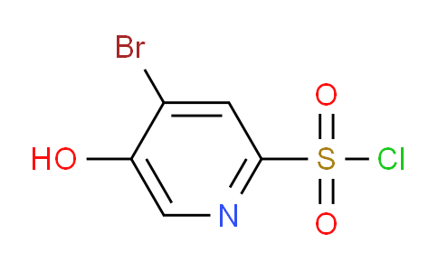 4-Bromo-5-hydroxypyridine-2-sulfonyl chloride