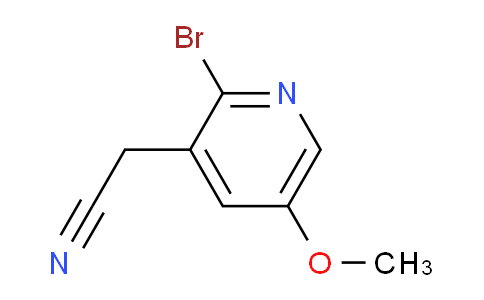 2-Bromo-5-methoxypyridine-3-acetonitrile