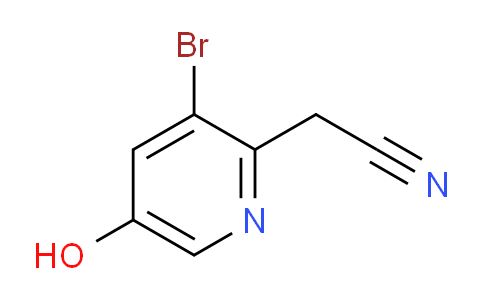 3-Bromo-5-hydroxypyridine-2-acetonitrile