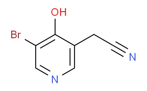 3-Bromo-4-hydroxypyridine-5-acetonitrile