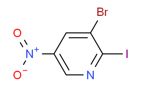 3-Bromo-2-iodo-5-nitropyridine