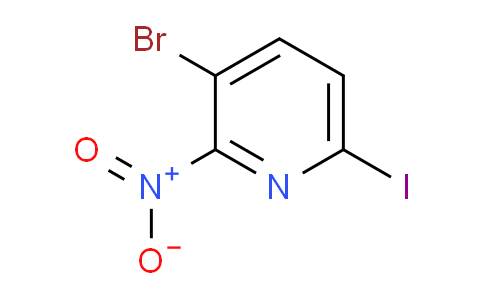 3-Bromo-6-iodo-2-nitropyridine