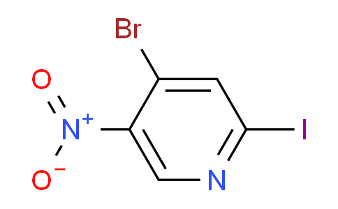 4-Bromo-2-iodo-5-nitropyridine