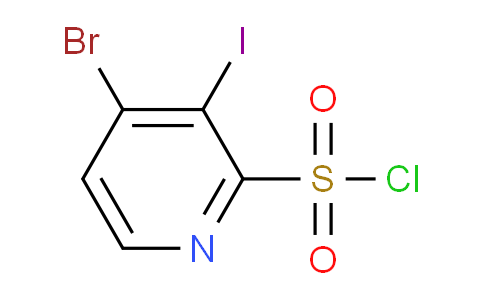 4-Bromo-3-iodopyridine-2-sulfonyl chloride
