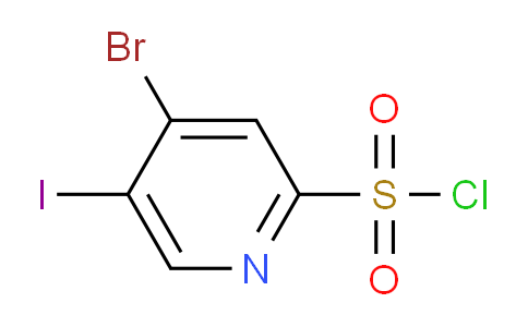 4-Bromo-5-iodopyridine-2-sulfonyl chloride