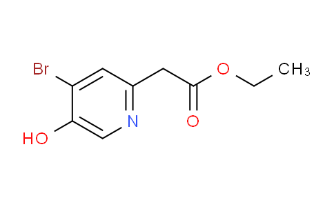 AM113168 | 1807101-52-5 | Ethyl 4-bromo-5-hydroxypyridine-2-acetate