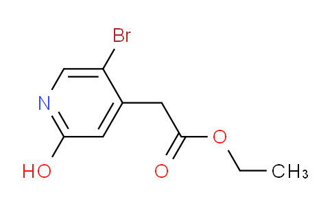 Ethyl 5-bromo-2-hydroxypyridine-4-acetate