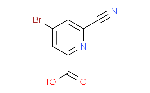 4-Bromo-6-cyanopicolinic acid
