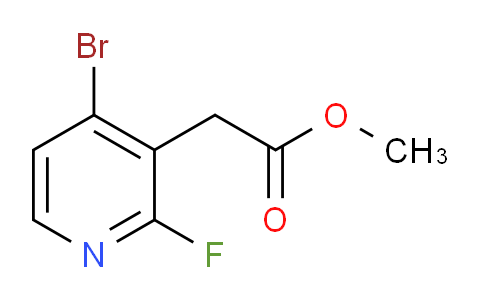 AM113477 | 1807122-94-6 | Methyl 4-bromo-2-fluoropyridine-3-acetate