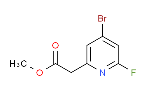 AM113479 | 1805248-98-9 | Methyl 4-bromo-2-fluoropyridine-6-acetate