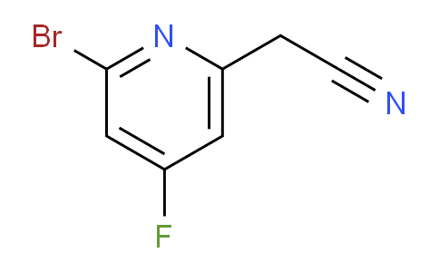AM113489 | 1805179-90-1 | 2-Bromo-4-fluoropyridine-6-acetonitrile
