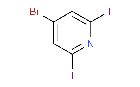 4-Bromo-2,6-diiodopyridine