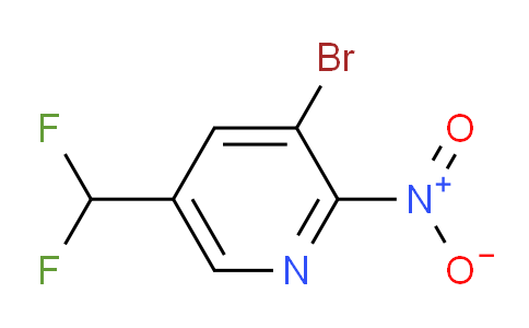 AM113706 | 1807196-73-1 | 3-Bromo-5-difluoromethyl-2-nitropyridine