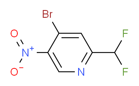 AM113708 | 1807118-68-8 | 4-Bromo-2-difluoromethyl-5-nitropyridine