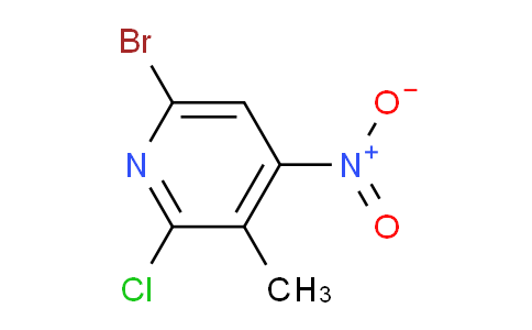 6-Bromo-2-chloro-3-methyl-4-nitropyridine
