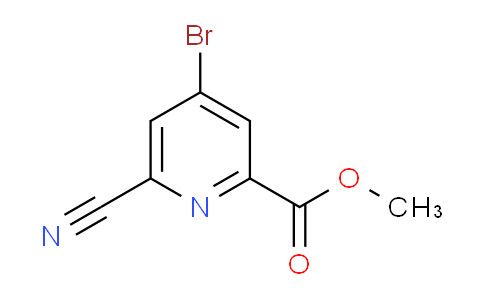 Methyl 4-bromo-6-cyanopicolinate