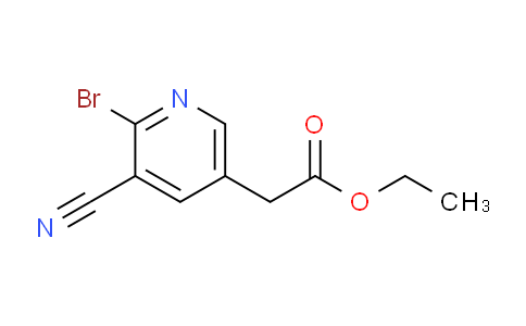 Ethyl 2-bromo-3-cyanopyridine-5-acetate