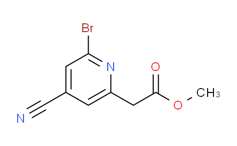 AM113905 | 1804404-45-2 | Methyl 2-bromo-4-cyanopyridine-6-acetate