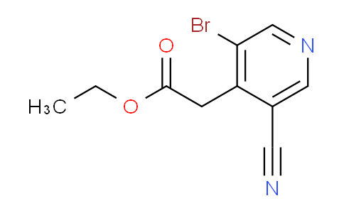 AM113909 | 1806854-09-0 | Ethyl 3-bromo-5-cyanopyridine-4-acetate