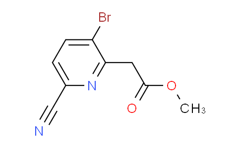 AM113911 | 1804404-58-7 | Methyl 3-bromo-6-cyanopyridine-2-acetate