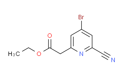 AM113914 | 1804404-25-8 | Ethyl 4-bromo-2-cyanopyridine-6-acetate