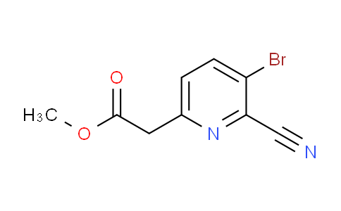 AM113932 | 1804404-53-2 | Methyl 3-bromo-2-cyanopyridine-6-acetate