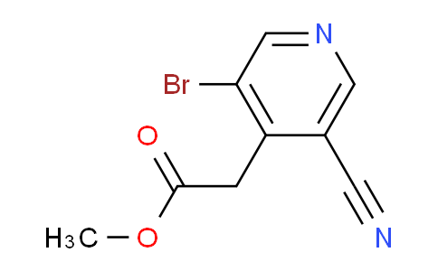 AM113935 | 1805249-31-3 | Methyl 3-bromo-5-cyanopyridine-4-acetate
