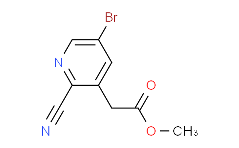 Methyl 5-bromo-2-cyanopyridine-3-acetate