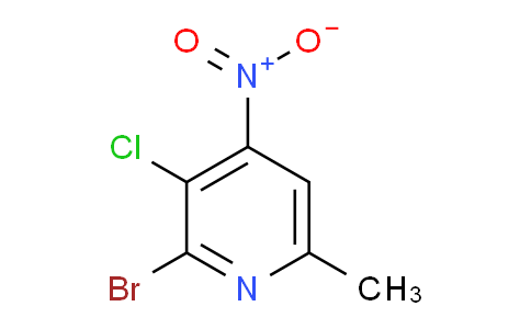 2-Bromo-3-chloro-6-methyl-4-nitropyridine