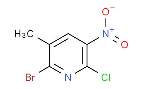 2-Bromo-6-chloro-3-methyl-5-nitropyridine