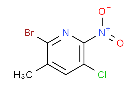 2-Bromo-5-chloro-3-methyl-6-nitropyridine