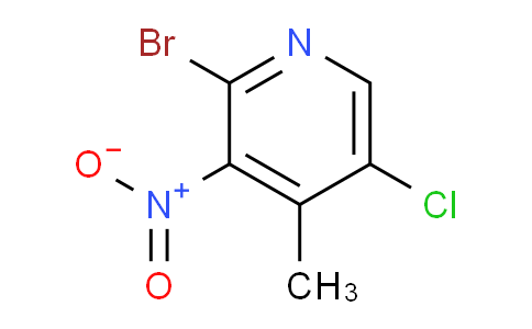 2-Bromo-5-chloro-4-methyl-3-nitropyridine