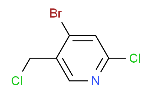 4-Bromo-2-chloro-5-(chloromethyl)pyridine