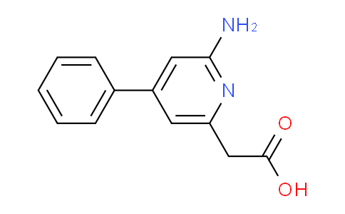 2-Amino-4-phenylpyridine-6-acetic acid