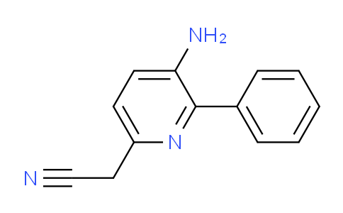 3-Amino-2-phenylpyridine-6-acetonitrile