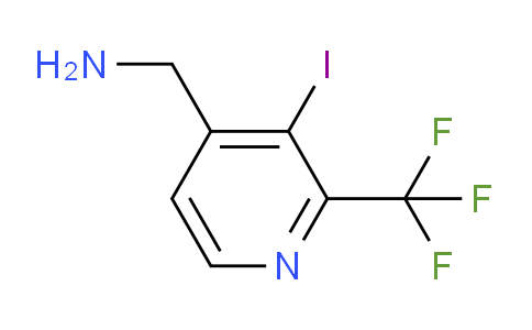 4-Aminomethyl-3-iodo-2-(trifluoromethyl)pyridine